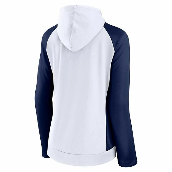 Women's Fanatics Branded White/Navy New York Yankees Iconic Raglan Full-Zip Hoodie Women's Fanatics Branded White/Navy New York Yankees Iconic Raglan Full-Zip Hoodie -Metaverse shop unnamed file 172