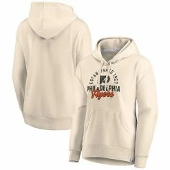 Women's Fanatics Branded Cream Philadelphia Flyers Carry The Puck Pullover Hoodie Sweatshirt -Metaverse shop unnamed file 17216