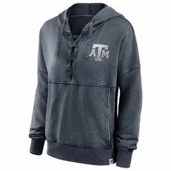 Women's Fanatics Branded Heathered Charcoal Texas A&M Aggies Overall Speed Lace-Up Pullover Hoodie 4 Women's Fanatics Branded Heathered Charcoal Texas A&M Aggies Overall Speed Lace-Up Pullover Hoodie -Metaverse shop unnamed file 17286