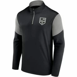 Men's Fanatics Branded Black Los Angeles Kings Logo Quarter-Zip Jacket 4 Men's Fanatics Branded Black Los Angeles Kings Logo Quarter-Zip Jacket -Metaverse shop unnamed file 17298