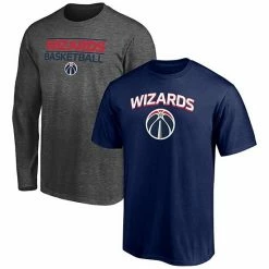 Men's Fanatics Branded Navy/Heathered Charcoal Washington Wizards T-Shirt Combo Set -Metaverse shop unnamed file 17412