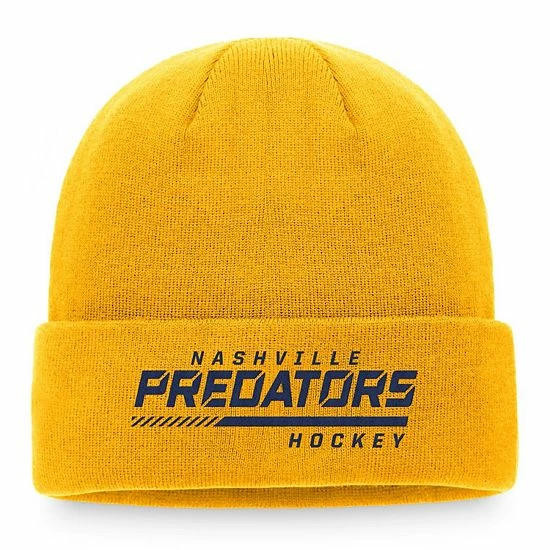 Men's Fanatics Branded Gold Nashville Predators Authentic Pro Locker Room Cuffed Knit Hat Men's Fanatics Branded Gold Nashville Predators Authentic Pro Locker Room Cuffed Knit Hat -Metaverse shop unnamed file 17415
