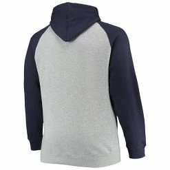 Men's Fanatics Branded Heathered Gray/Navy Minnesota Twins Big & Tall Raglan Pullover Hoodie 4 Men's Fanatics Branded Heathered Gray/Navy Minnesota Twins Big & Tall Raglan Pullover Hoodie -Metaverse shop unnamed file 17441