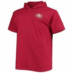 Men's Fanatics Branded George Kittle Scarlet San Francisco 49ers Big & Tall Player Name & Number Hoodie T-Shirt -Metaverse shop unnamed file 17444