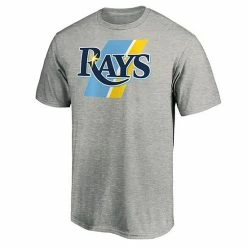Men's Fanatics Branded Heathered Gray Tampa Bay Rays Prep Squad T-Shirt -Metaverse shop unnamed file 17476