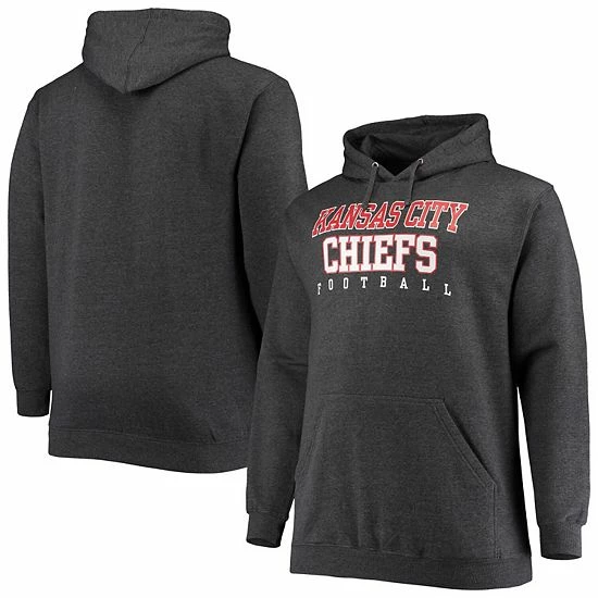 Men's Fanatics Branded Heathered Charcoal Kansas City Chiefs Big & Tall Practice Pullover Hoodie Men's Fanatics Branded Heathered Charcoal Kansas City Chiefs Big & Tall Practice Pullover Hoodie -Metaverse shop unnamed file 17484