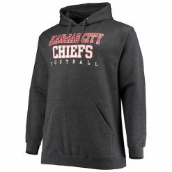 Men's Fanatics Branded Heathered Charcoal Kansas City Chiefs Big & Tall Practice Pullover Hoodie 3 Men's Fanatics Branded Heathered Charcoal Kansas City Chiefs Big & Tall Practice Pullover Hoodie -Metaverse shop unnamed file 17485