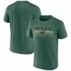 Men's Fanatics Branded Heathered Green Minnesota Wild Prodigy Performance T-Shirt -Metaverse shop unnamed file 1755