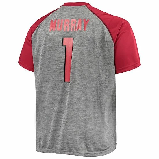 Men's Fanatics Branded Kyler Murray Cardinal/Heathered Gray Arizona Cardinals Big & Tall Player Name & Number Raglan T-Shirt Men's Fanatics Branded Kyler Murray Cardinal/Heathered Gray Arizona Cardinals Big & Tall Player Name & Number Raglan T-Shirt -Metaverse shop unnamed file 17559