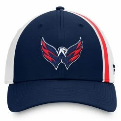Men's Fanatics Branded Navy/White Washington Capitals Prep Squad Flex Hat -Metaverse shop unnamed file 17566