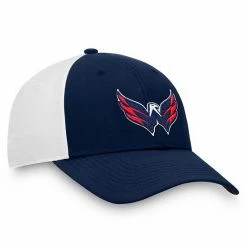 Men's Fanatics Branded Navy/White Washington Capitals Prep Squad Flex Hat -Metaverse shop unnamed file 17567