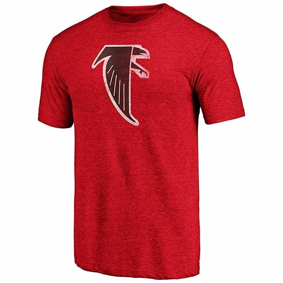 Men's Fanatics Branded Heathered Red Atlanta Falcons Greatest Dad Retro Tri-Blend T-Shirt 4 Men's Fanatics Branded Heathered Red Atlanta Falcons Greatest Dad Retro Tri-Blend T-Shirt - Image 2