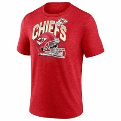 Men's Fanatics Branded Heathered Red Kansas City Chiefs End Around Tri-Blend T-Shirt -Metaverse shop unnamed file 1761