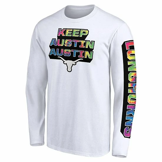 Men's Fanatics Branded White Texas Longhorns Blast Hometown 2-Hit Long Sleeve T-Shirt Men's Fanatics Branded White Texas Longhorns Blast Hometown 2-Hit Long Sleeve T-Shirt -Metaverse shop unnamed file 17633