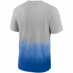 Men's Fanatics Branded Heathered Gray/Blue New York Knicks Board Crasher Dip-Dye T-Shirt -Metaverse shop unnamed file 1766