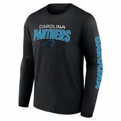 Men's Fanatics Branded Black Carolina Panthers Go The Distance Long Sleeve T-Shirt -Metaverse shop unnamed file 17704