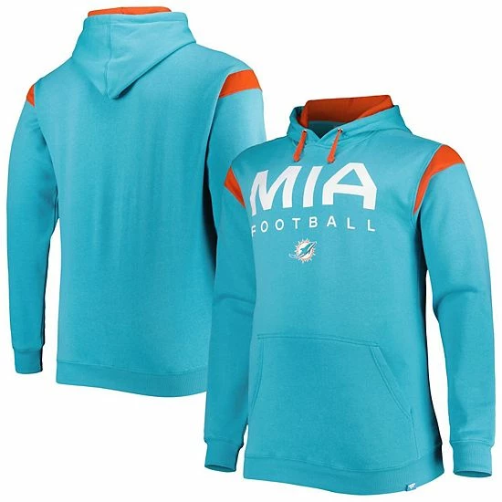 Men's Fanatics Branded Aqua Miami Dolphins Big & Tall Call the Shots Pullover Hoodie Men's Fanatics Branded Aqua Miami Dolphins Big & Tall Call The Shots Pullover Hoodie -Metaverse shop unnamed file 17812