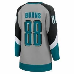 Women's Fanatics Branded Brent Burns Gray San Jose Sharks 2020/21 Special Edition Breakaway Player Jersey -Metaverse shop unnamed file 17822