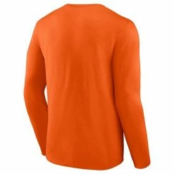 Men's Fanatics Branded Orange Miami Hurricanes Double Time 2-Hit Long Sleeve T-Shirt -Metaverse shop unnamed file 17828