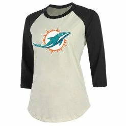 Women's Fanatics Branded Tua Tagovailoa Cream/Black Miami Dolphins Vintage Player Name & Number Raglan 3/4-Sleeve T-Shirt 4 Women's Fanatics Branded Tua Tagovailoa Cream/Black Miami Dolphins Vintage Player Name & Number Raglan 3/4-Sleeve T-Shirt -Metaverse shop unnamed file 17841