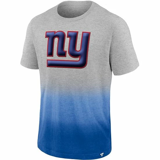 Men's Fanatics Branded Heathered Gray/Royal New York Giants Team Ombre T-Shirt Men's Fanatics Branded Heathered Gray/Royal New York Giants Team Ombre T-Shirt -Metaverse shop unnamed file 1785