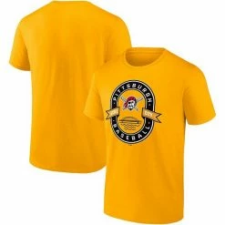 Men's Fanatics Branded Gold Pittsburgh Pirates Iconic Glory Bound T-Shirt -Metaverse shop unnamed file 17863