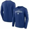Men's Fanatics Branded Blue Toronto Maple Leafs Authentic Pro Core Collection Prime Wordmark Long Sleeve T-Shirt -Metaverse shop unnamed file 17869