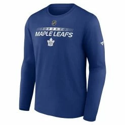 Men's Fanatics Branded Blue Toronto Maple Leafs Authentic Pro Core Collection Prime Wordmark Long Sleeve T-Shirt -Metaverse shop unnamed file 17871
