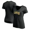 Women's Fanatics Branded Black Los Angeles Lakers Mascot In Bounds V-Neck T-Shirt -Metaverse shop unnamed file 17885