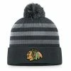 Men's Fanatics Branded Charcoal Chicago Blackhawks Authentic Pro Home Ice Cuffed Knit Hat With Pom 1 Men's Fanatics Branded Charcoal Chicago Blackhawks Authentic Pro Home Ice Cuffed Knit Hat With Pom -Metaverse shop unnamed file 17892