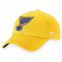 Men's Fanatics Branded Gold St. Louis Blues Core Adjustable Hat