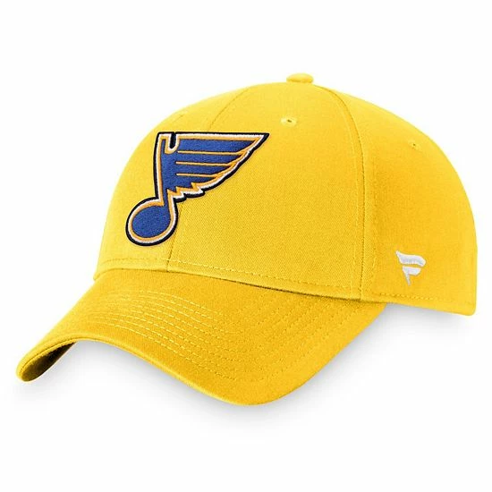 Men's Fanatics Branded Gold St. Louis Blues Core Adjustable Hat Men's Fanatics Branded Gold St. Louis Blues Core Adjustable Hat -Metaverse shop unnamed file 17914