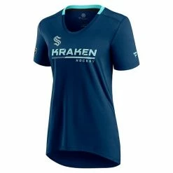 Women's Fanatics Branded Navy Seattle Kraken Authentic Pro Locker Room T-Shirt 4 Women's Fanatics Branded Navy Seattle Kraken Authentic Pro Locker Room T-Shirt -Metaverse shop unnamed file 17919