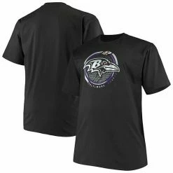 Men's Fanatics Branded Black Baltimore Ravens Big & Tall Color Pop T-Shirt