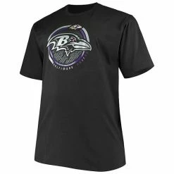 Men's Fanatics Branded Black Baltimore Ravens Big & Tall Color Pop T-Shirt -Metaverse shop unnamed file 17944