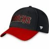 Men's Fanatics Branded Black/Red Arizona Diamondbacks Core Flex Hat