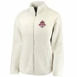 Women's Fanatics Branded Cream Toronto FC Sherpa Full-Zip Jacket 4 Women's Fanatics Branded Cream Toronto FC Sherpa Full-Zip Jacket -Metaverse shop unnamed file 17969