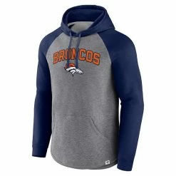 Men's Fanatics Branded Heathered Gray/Navy Denver Broncos By Design Raglan Pullover Hoodie 4 Men's Fanatics Branded Heathered Gray/Navy Denver Broncos By Design Raglan Pullover Hoodie -Metaverse shop unnamed file 17993