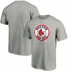 Men's Fanatics Branded Heathered Gray Boston Red Sox Big & Tall Cooperstown Collection Forbes Team T-Shirt -Metaverse shop unnamed file 18001