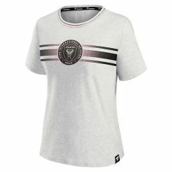 Women's Fanatics Branded Heathered Gray Inter Miami CF High Hip Graphic T-Shirt 8 Women's Fanatics Branded Heathered Gray Inter Miami CF High Hip Graphic T-Shirt -Metaverse shop unnamed file 18014