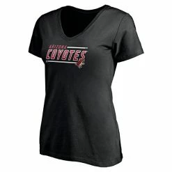 Women's Fanatics Branded Black Arizona Coyotes Mascot In Bounds V-Neck T-Shirt 4 Women's Fanatics Branded Black Arizona Coyotes Mascot In Bounds V-Neck T-Shirt -Metaverse shop unnamed file 18055