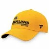 Men's Fanatics Branded Gold Boston Bruins Authentic Pro Locker Room Adjustable Hat