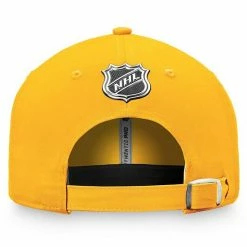 Men's Fanatics Branded Gold Boston Bruins Authentic Pro Locker Room Adjustable Hat -Metaverse shop unnamed file 18102