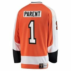 Men's Fanatics Branded Bernie Parent Orange Philadelphia Flyers Premier Breakaway Retired Player Jersey 7 Men's Fanatics Branded Bernie Parent Orange Philadelphia Flyers Premier Breakaway Retired Player Jersey -Metaverse shop unnamed file 18156