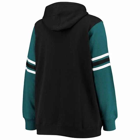 Women's Fanatics Branded Black/Teal Jacksonville Jaguars Plus Size Primary Logo Script Full-Zip Hoodie Women's Fanatics Branded Black/Teal Jacksonville Jaguars Plus Size Primary Logo Script Full-Zip Hoodie -Metaverse shop unnamed file 18163