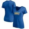 Women's Fanatics Branded Royal Buffalo Sabres Plus Size Mascot In Bounds V-Neck T-Shirt