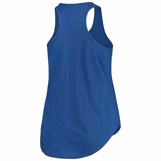 Women's Fanatics Branded Royal Texas Rangers Plus Size Scoop Neck Racerback Tank Top 5 Women's Fanatics Branded Royal Texas Rangers Plus Size Scoop Neck Racerback Tank Top - Image 3