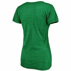 Women's Fanatics Branded Heathered Kelly Green Washington Nationals St. Patrick's Day Paddy's Pride Tri-Blend V-Neck T-Shirt -Metaverse shop unnamed file 18228
