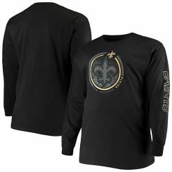 Men's Fanatics Branded Black New Orleans Saints Big & Tall Color Pop Long Sleeve T-Shirt 3 Men's Fanatics Branded Black New Orleans Saints Big & Tall Color Pop Long Sleeve T-Shirt -Metaverse shop unnamed file 18239