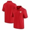Men's Fanatics Branded Red Calgary Flames Primary Logo Polo